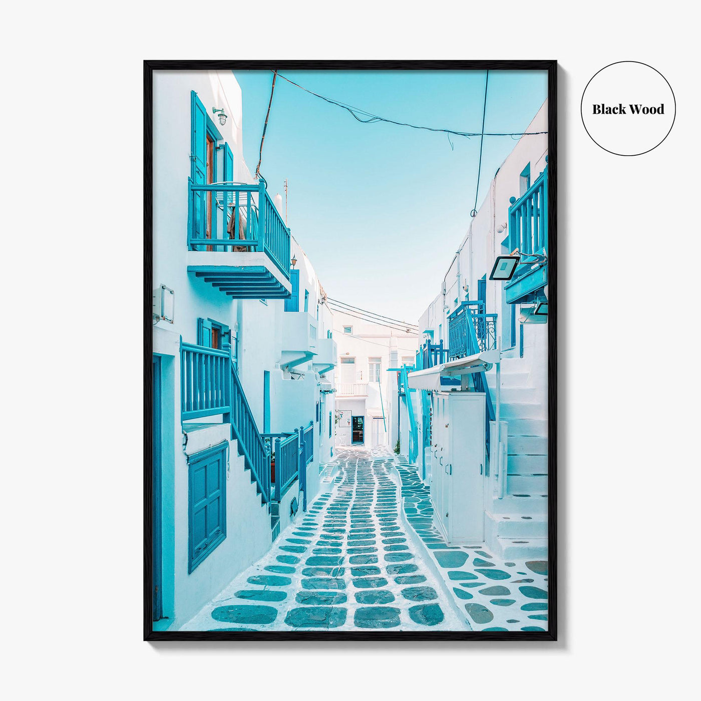 Mykonos Greece Fine Art Photo Print, Chora Mikonos Town, Cyclades Aegean Poster
