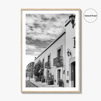 Oaxaca de Juarez Black and White Fine Art Photo Print, Mexico Poster