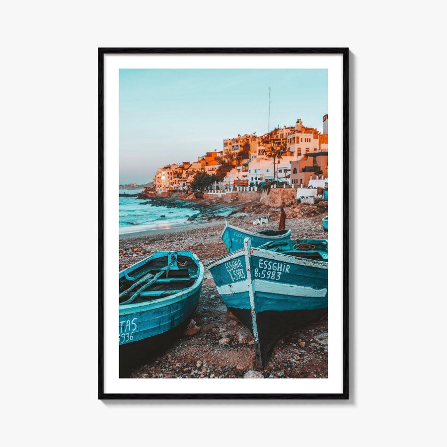 Taghazout Fine Art Photo Print, Morocco Coastal Village Wall Decor Poster, Agadir