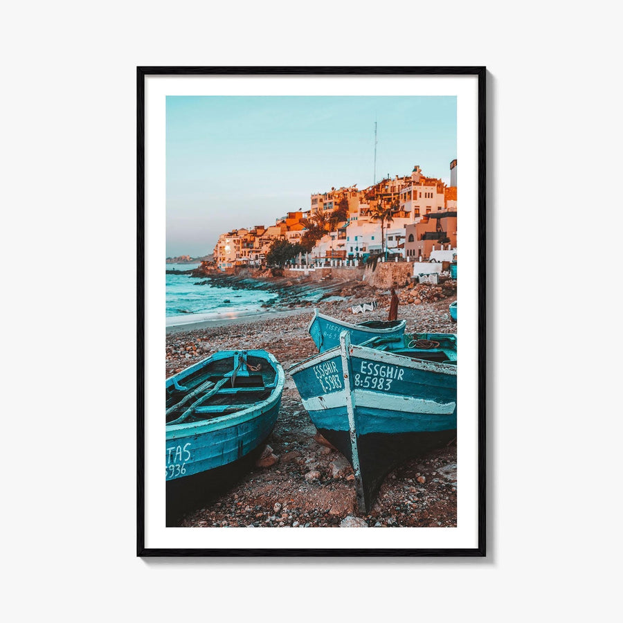 Taghazout Fine Art Photo Print, Morocco Coastal Village Wall Decor Poster, Agadir