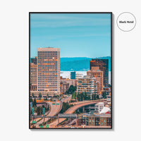 Tacoma Skyline Fine Art Photo Print, Washington Wall Decor Poster, USA