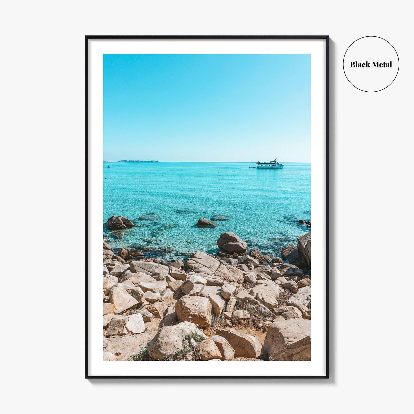 Timi Ama Beach Fine Art Photo Print, Villasimius Sardinia Italy Wall Poster
