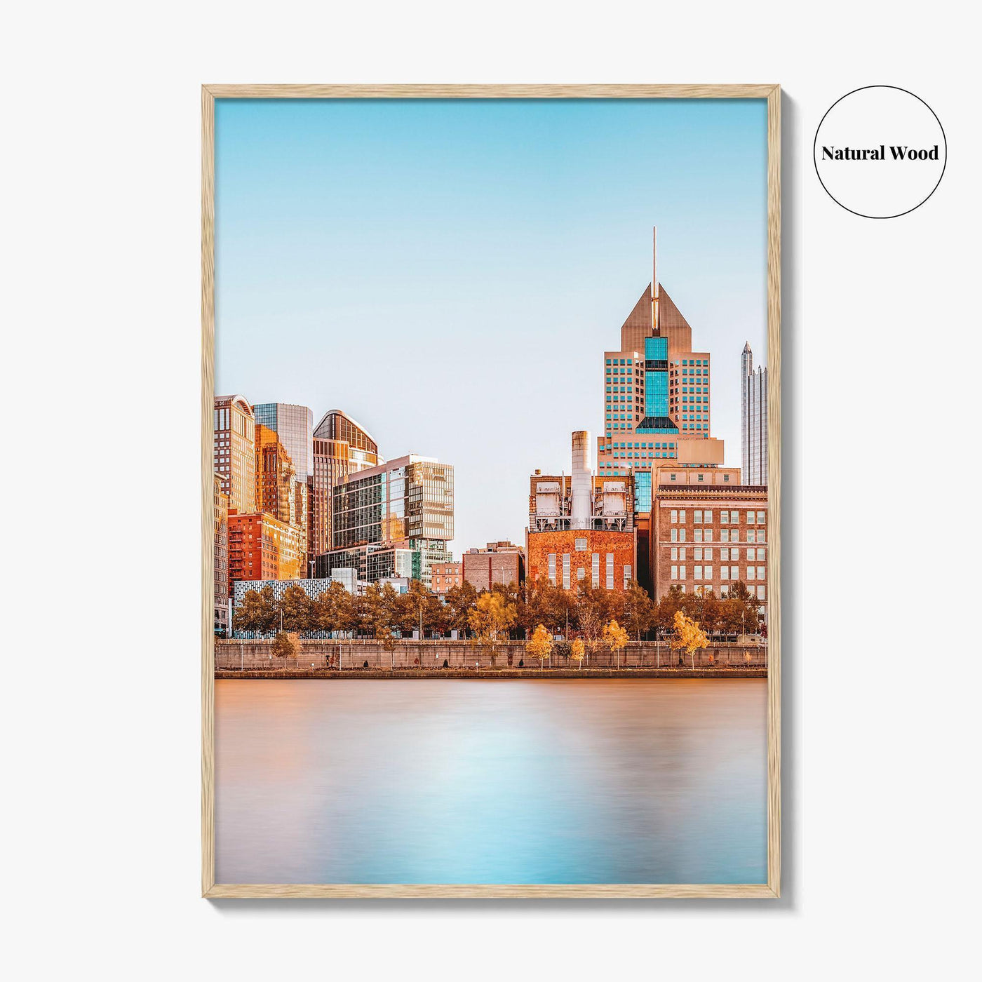 Pittsburgh Skyline Fine Art Photo Print, Roberto Clemente Bridge, Pennsylvania, Wall Poster, USA