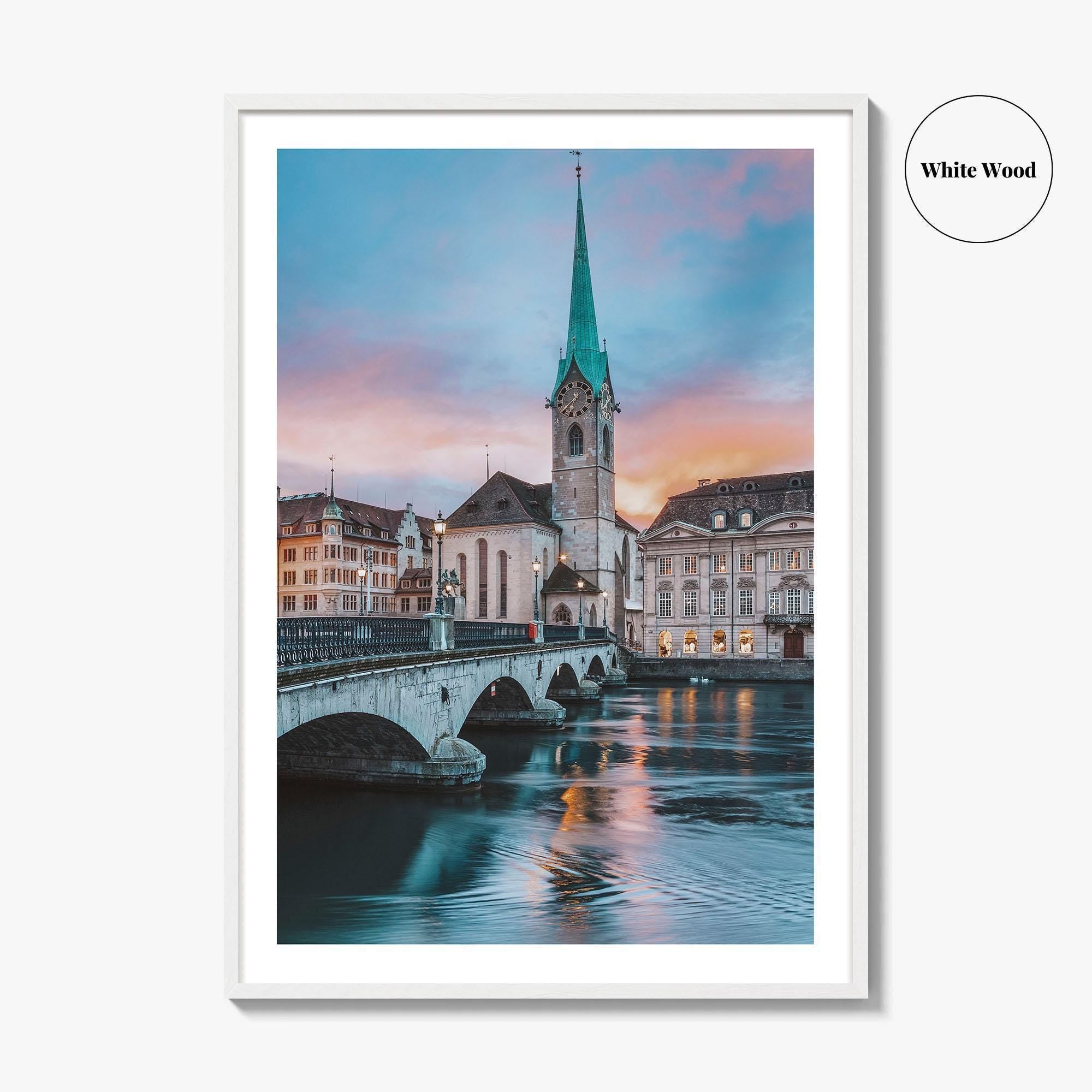 Zurich Fine Art Photo Print, Switzerland Wall Poster, Zürich City
