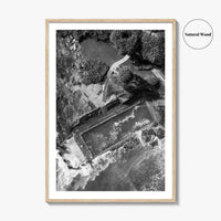 Yamba Black and White Fine Art Photo Print, Ocean Pool NSW Australia, Sydney Poster
