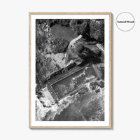 Yamba Black and White Fine Art Photo Print, Ocean Pool NSW Australia, Sydney Poster