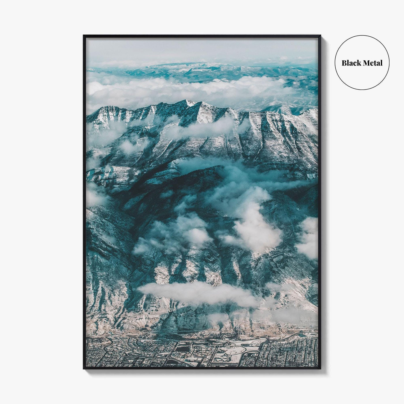 Salt Lake City Skyline Fine Art Photo Print, Utah, USA Wall Decor Poster, SLC