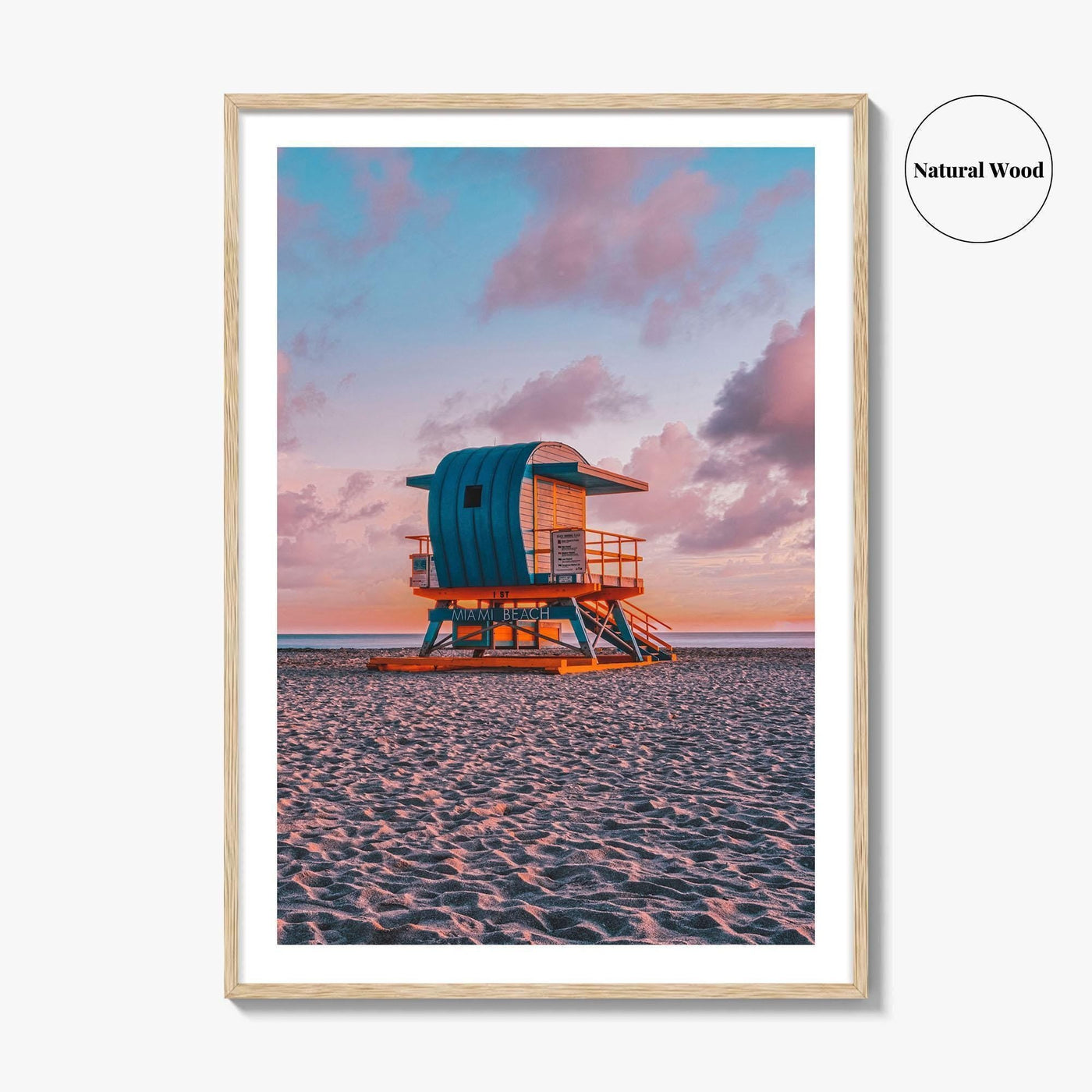 Miami Fine Art Photo Print, South Beach Florida, Wall Decor, Lifeguard Tower