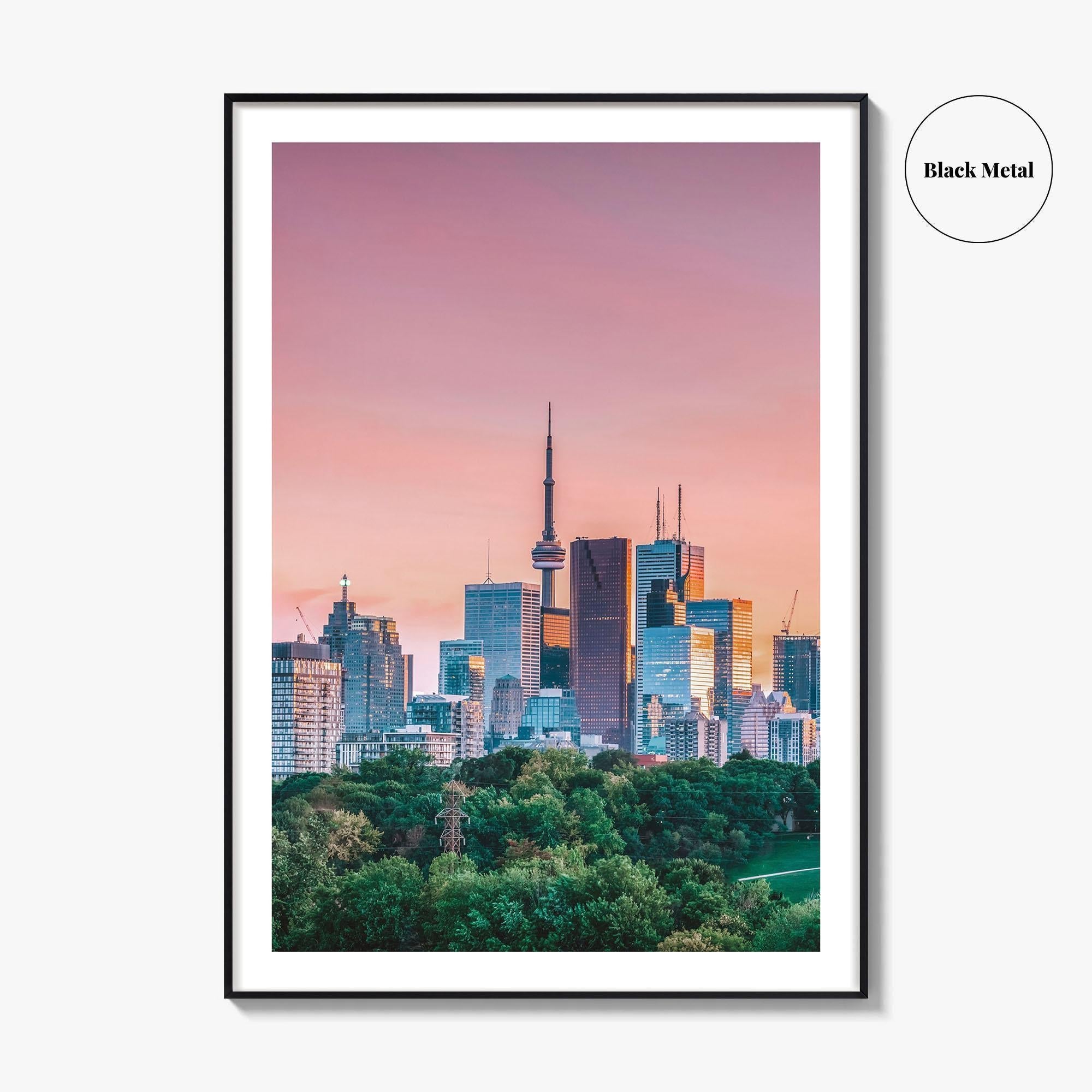 Toronto Skyline Fine Art Photo Print, Ontario Canada Wall Art Poster